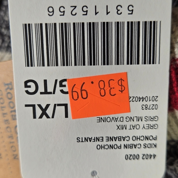 Roots Kids Cabin Poncho - Picture 4 of 5